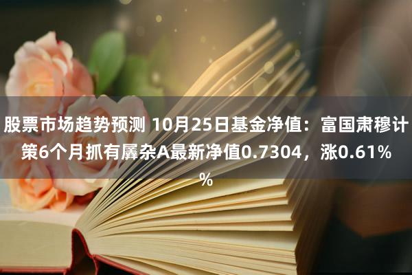 股票市场趋势预测 10月25日基金净值：富国肃穆计策6个月抓有羼杂A最新净值0.7304，涨0.61%