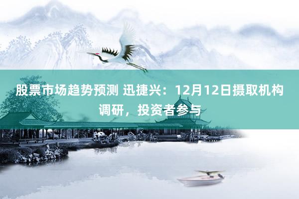 股票市场趋势预测 迅捷兴：12月12日摄取机构调研，投资者参与