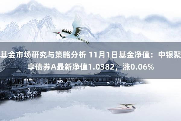 基金市场研究与策略分析 11月1日基金净值：中银聚享债券A最新净值1.0382，涨0.06%