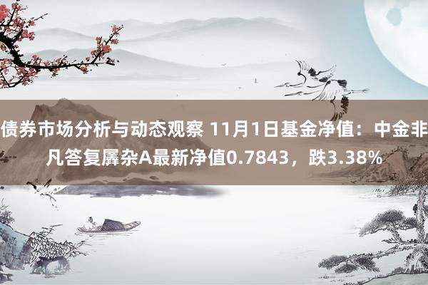 债券市场分析与动态观察 11月1日基金净值：中金非凡答复羼杂A最新净值0.7843，跌3.38%