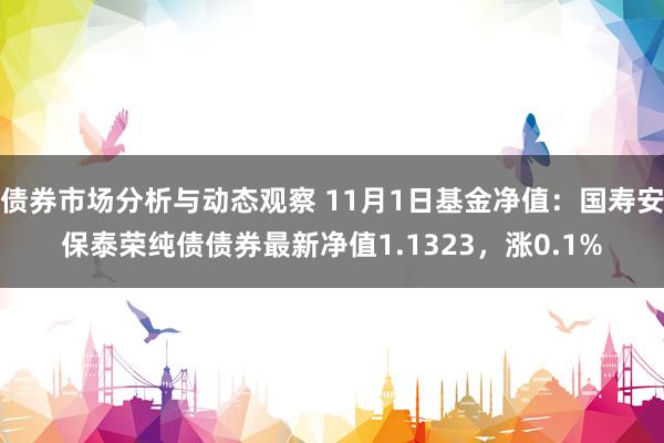 债券市场分析与动态观察 11月1日基金净值：国寿安保泰荣纯债债券最新净值1.1323，涨0.1%