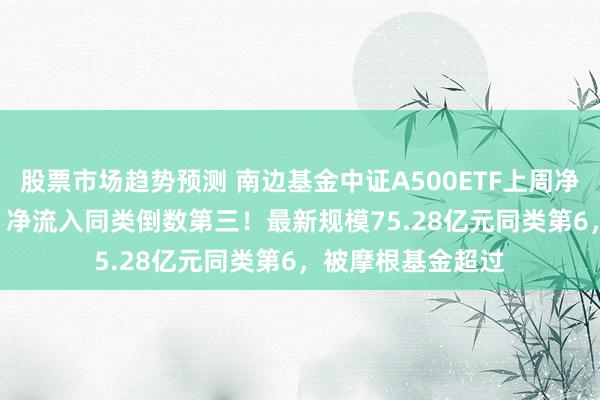 股票市场趋势预测 南边基金中证A500ETF上周净申购10.05亿元，净流入同类倒数第三！最新规模75.28亿元同类第6，被摩根基金超过