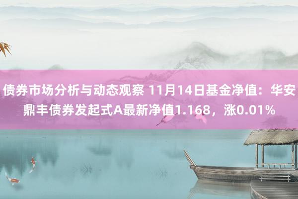 债券市场分析与动态观察 11月14日基金净值：华安鼎丰债券发起式A最新净值1.168，涨0.01%