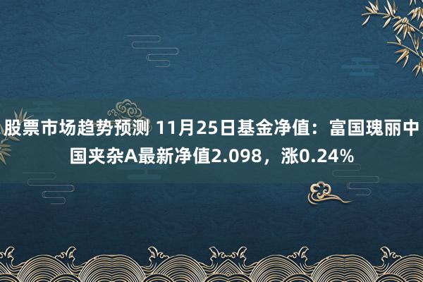 股票市场趋势预测 11月25日基金净值：富国瑰丽中国夹杂A最新净值2.098，涨0.24%