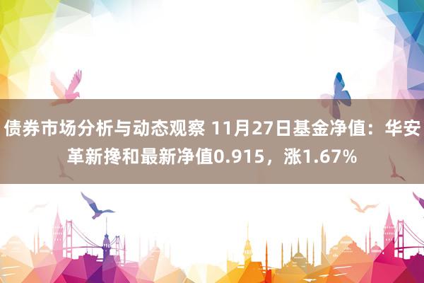 债券市场分析与动态观察 11月27日基金净值：华安革新搀和最新净值0.915，涨1.67%